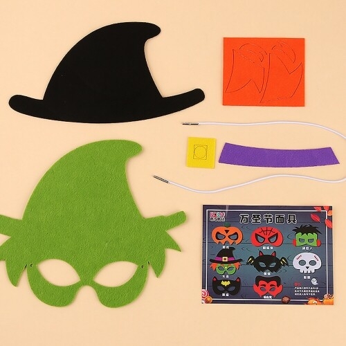 [파스텔클레이]할로윈 고무줄 마스크 가면 만들기