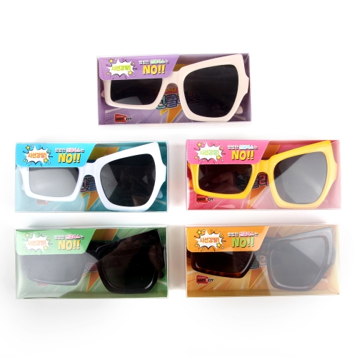 인스타 찐스타 시선강탈 비대칭 선글라스 단체사진 촬영소품 색상랜덤