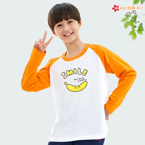 국내산 나그랑 아트디자인 긴팔_내게바나나