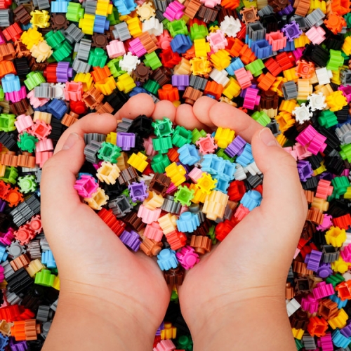 이지 툭툭블럭 9mm 1kg 대용량 리필 18색