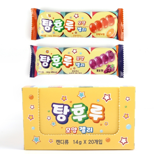 탕후루 모양 젤리 간식 오렌지맛 포도맛 랜덤배송 꼬치젤리 포장간식 대용량간식