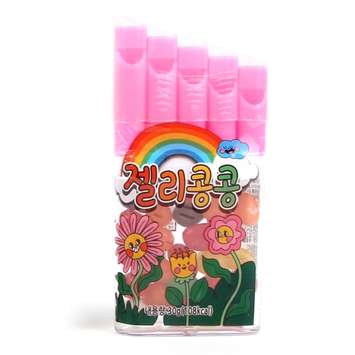 팬플룻 젤리콩콩 악기장난감 플루트 젤리빈 색상랜덤