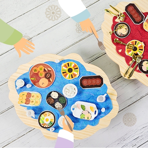 [만꾸] 명절음식 차리기