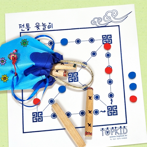 [탑키드] 반제품 나만의 윷set 고급형(주머니 포함)