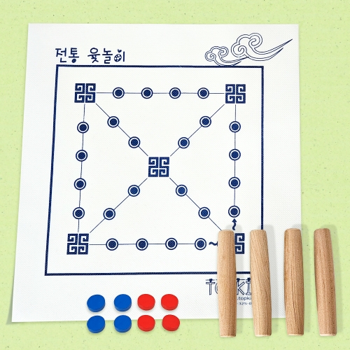 [탑키드] 반제품 나만의 윷set 고급형(주머니 포함)