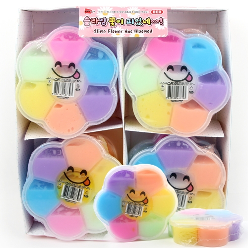 슬라임 꽃이 피었네 액체괴물 어린이슬라임 말랑이 색상랜덤