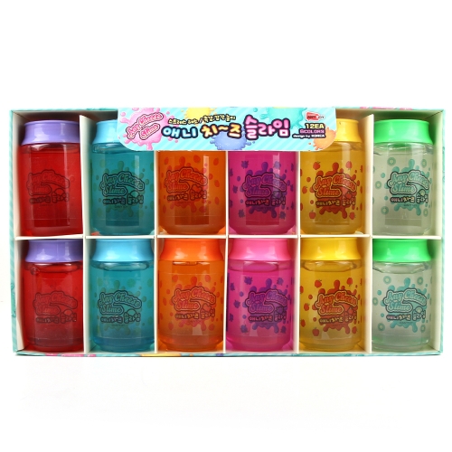 애니 치즈 슬라임 스트레스해소 촉감놀이 감각놀이 액체괴물 액괴