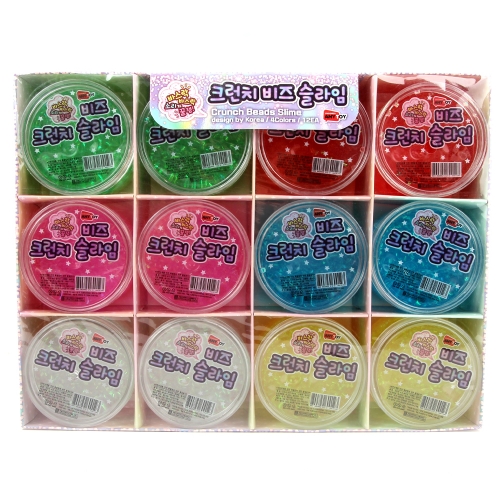 바스락 크런치 비즈 파츠 슬라임 액체괴물 촉감놀이 색상랜덤