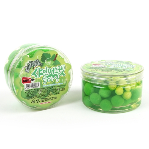 몽글몽글 샤인머스켓 슬라임 스펀지 폼볼 촉감놀이 액괴