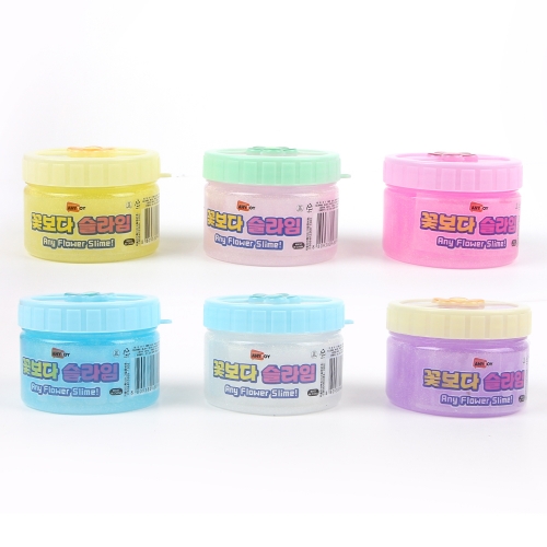 꽃보다 슬라임 반짝이는 액체괴물  촉감놀이 감각놀이 액괴 색상랜덤