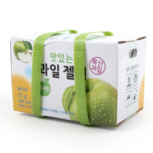 과일젤리 오렌지맛 사과맛 미니어쳐 박스 인기젤리 택배박스젤리