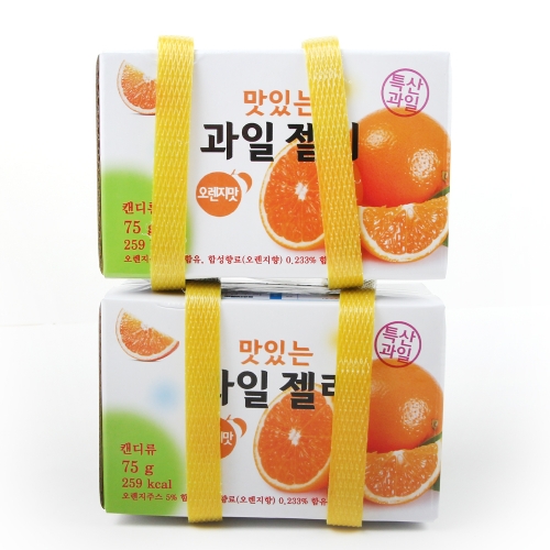 과일젤리 오렌지맛 사과맛 미니어쳐 박스 인기젤리 택배박스젤리