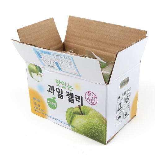 과일젤리 오렌지맛 사과맛 미니어쳐 박스 인기젤리 택배박스젤리