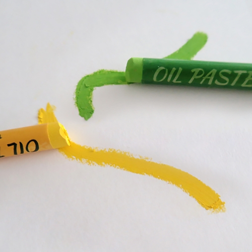 민화샵 오일 파스텔 18색 도안포함