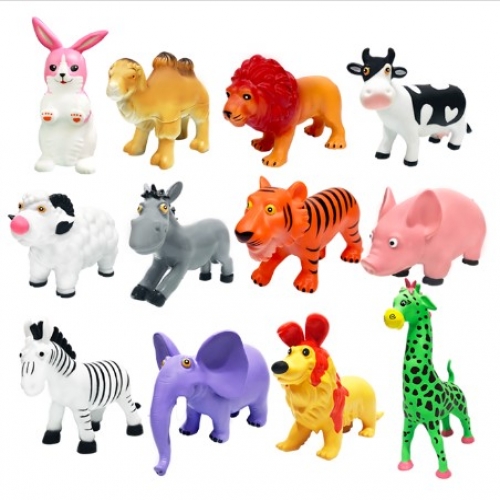 [두손] 소프트동물(12P) 어린이장난감