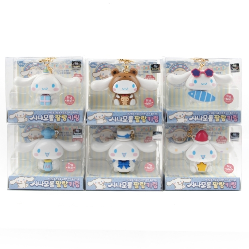산리오 시나모롤 팔랑 키링 6종 랜덤발송