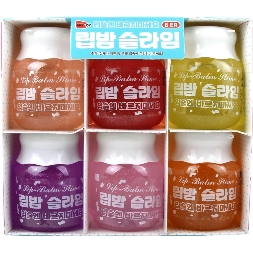 립밤슬라임 반짝이 슬라임 액체괴물 랜덤색상 찐득이
