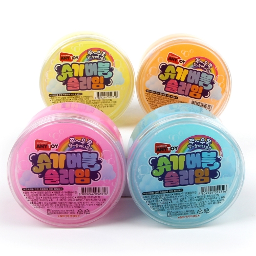 슈가버블 슬라임 쭈욱 늘어나는 슬라임 액체괴물 색상랜덤