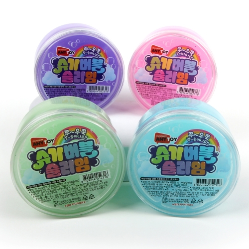 슈가버블 슬라임 쭈욱 늘어나는 슬라임 액체괴물 색상랜덤