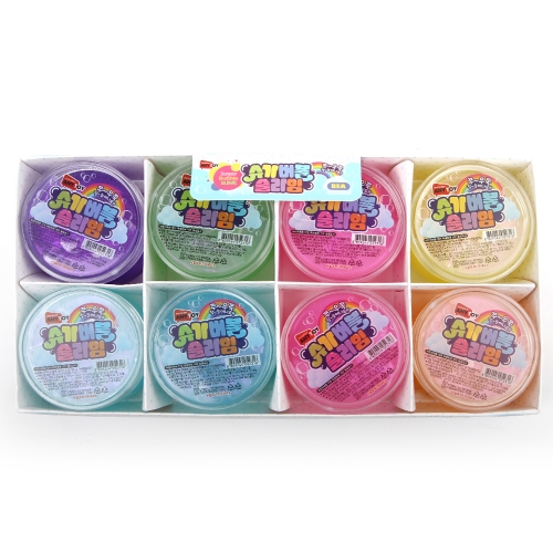 슈가버블 슬라임 쭈욱 늘어나는 슬라임 액체괴물 색상랜덤