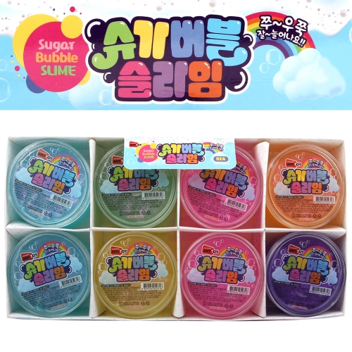 슈가버블 슬라임 쭈욱 늘어나는 슬라임 액체괴물 색상랜덤