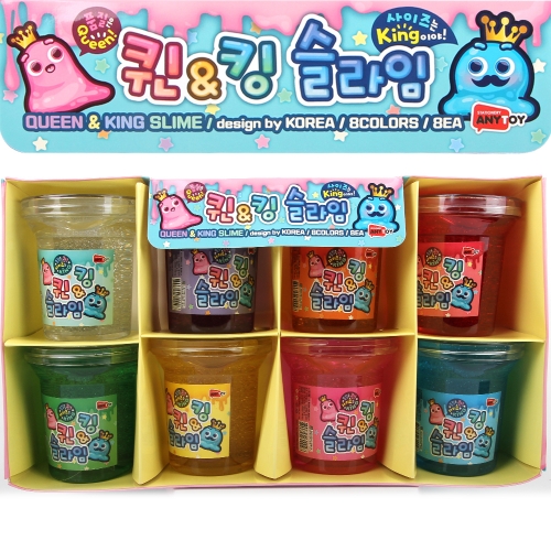 퀸앤킹 슬라임 반짝이 액체괴물 색상랜덤