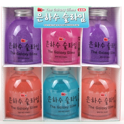은하수슬라임 반짝이 액체괴물 오감자극 핸즈토이 색상랜덤