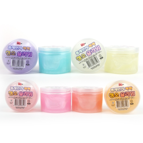 틈새먼지 싹싹 청소슬라임 파스텔톤슬라임 액체괴물 액괴 색상랜덤