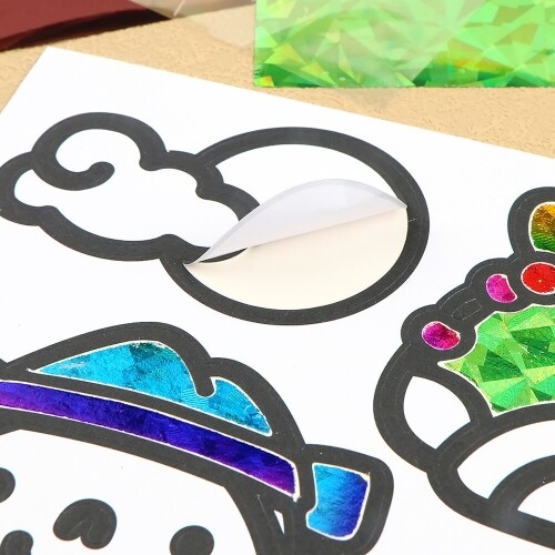 [파스텔클레이]설날 명절 초등 어린이 돌봄 늘봄 포일 아트 꼬마 복주머니 만들기 키트