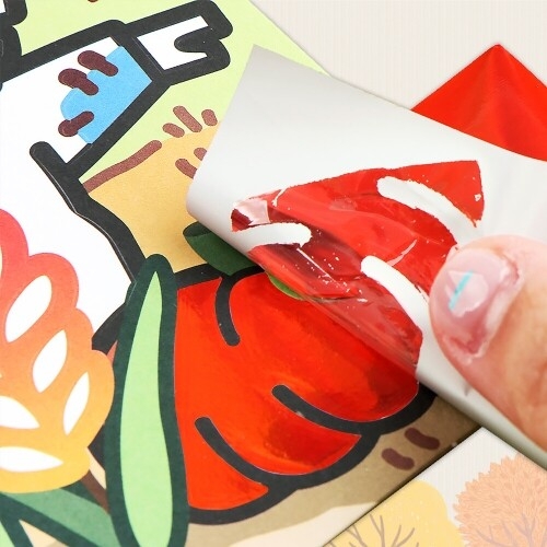 [파스텔클레이] 가을 초등 어린이 돌봄 늘봄 포일 아트 추수 허수아비 카드 만들기 키트