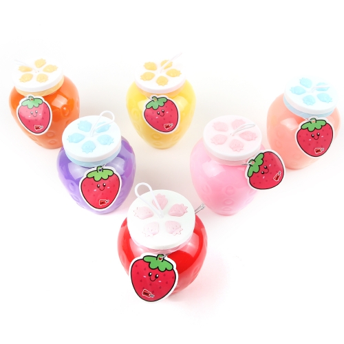 말랑말랑 딸기 슬라임 액체괴물 소근육발달 핸즈토이 색상랜덤