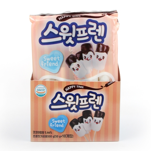 스윗프렌 초코 마시멜로우 짜먹는 초코퐁듀 꼬치마시멜로 간식