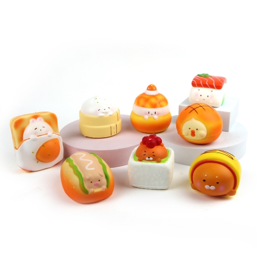 냠냠 푸드 스퀴시 음식 모형 말랑이 스트레스해소볼 랜덤배송