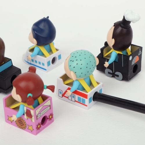 짱구는못말려 연필깎이 랜덤 기차놀이피규어 비타민캔디