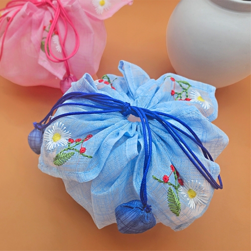 [오늘놀이] 전통 보자기(꽃자수/복주머니/송편 포장/자개함 포장/KC인증)