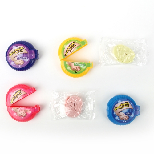 메가 버블 롤 껌 12g 딸기맛 콜라맛 블루베리맛 투티프루티맛 껌 랜덤배송