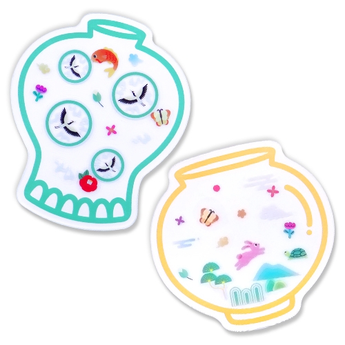 [하하당] 전통 아크릴 티코스터 (2종 택1)