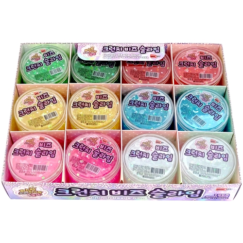 크런치 비즈 슬라임 (12개)