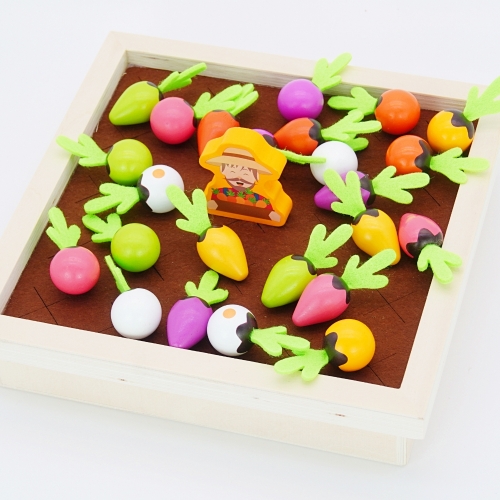 미니 농장 무 뽑기 원목 장난감 보드게임 기억력 미니텃밭 당근뽑기