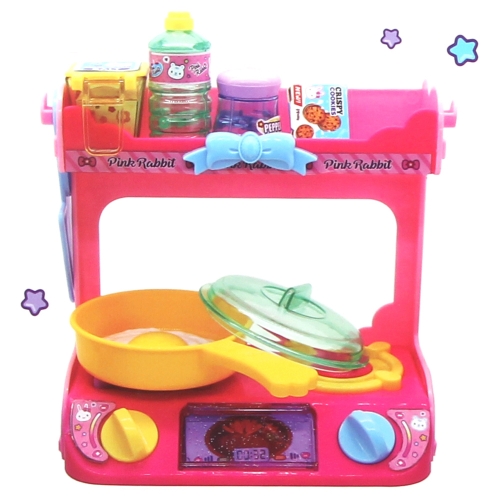 보글보글 핑크래빗 주방놀이 역할놀이 주방미니어쳐 소품세트