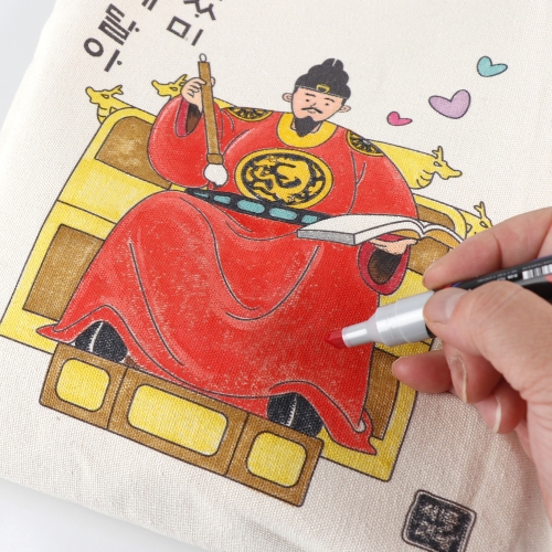 메이크문구 캔버스그림가방 세종대왕2