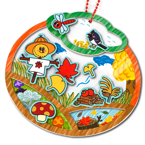 [하하당] 투명 가을 풍경 꾸미기