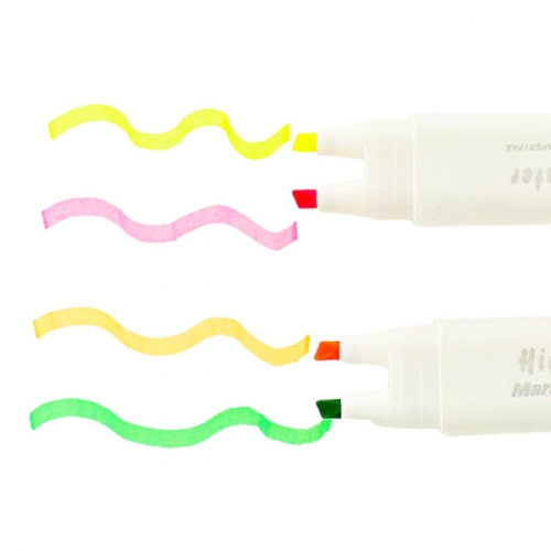 4색 하이라이터 형광펜