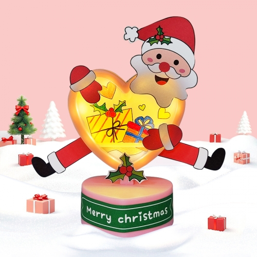 만들기 크리스마스 산타 LED 무드등