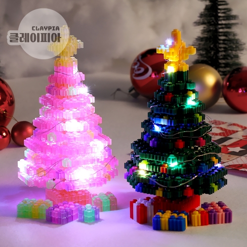 디폼 블럭 8mm 크리스마스 입체 트리