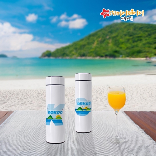 독도수호대 독도의날 기념 K독도와 친구들 온도계 텀블러500ml