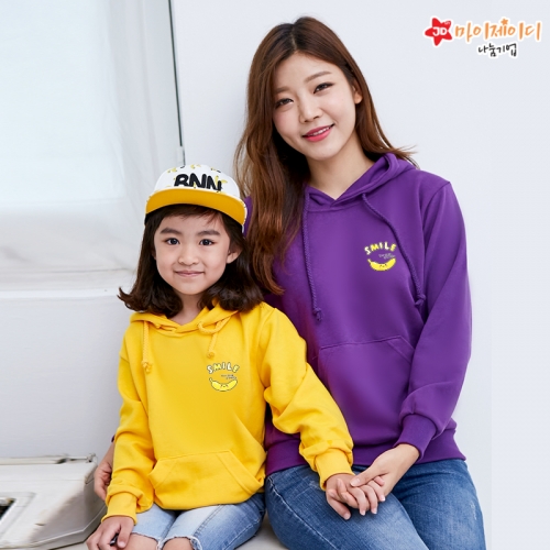 국내산 고급 특양면 후드 티셔츠_내게바나나(심플)아동성인