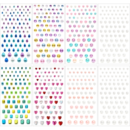 오키도키 진주 주얼리 보석스티커(8개)