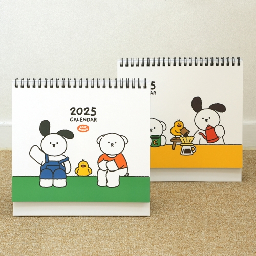 꼬망 2025 탁상캘린더 (2개)