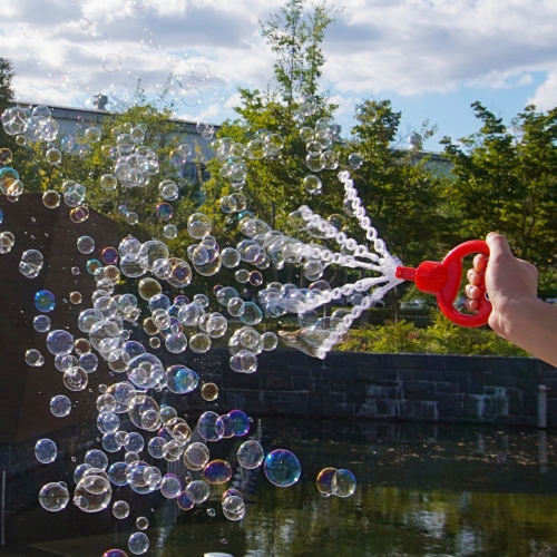스마일 버블봉 비눗방울 36구 버블스틱 장난감 4색